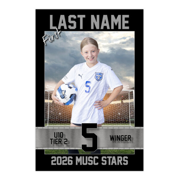 J. MUSC - Custom All Star Poster (8x12) - 
